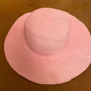 Reinhard Plank straw hat. Brand new, never been worn. Custom design.